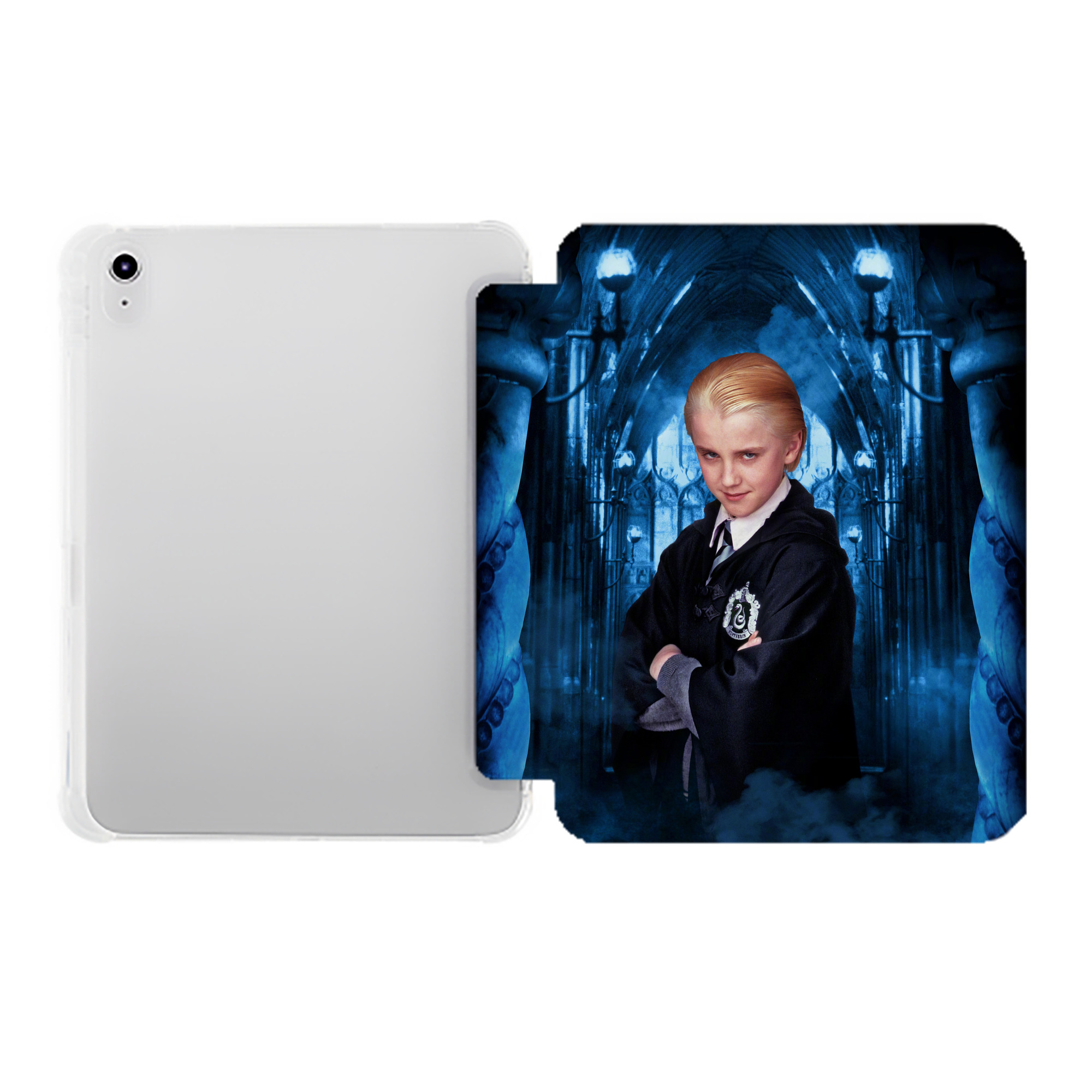 （画像用） Harry Potter ハリー・ポッターシリーズ IPad ケース ペン収納付き 三つ折りスタンド PUレザー×シリコン 対応機種9.5/10.5/10.9インチ